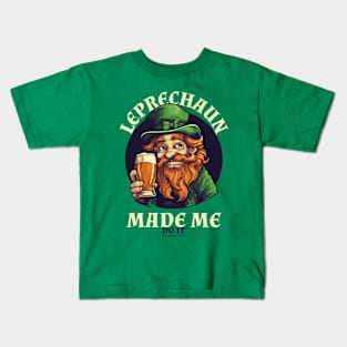 Drunk Leprechaun St Paddys Day Kids T-Shirt